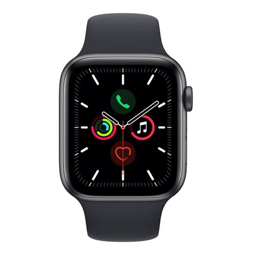 Apple Watch SE GPS 44mm Space Gray Aluminum Case - Midnight Sport