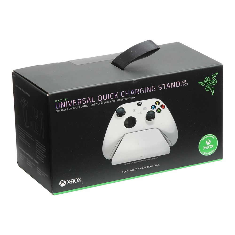 Razer Universal Quick Charging Stand for Xbox Robot White Micro Center