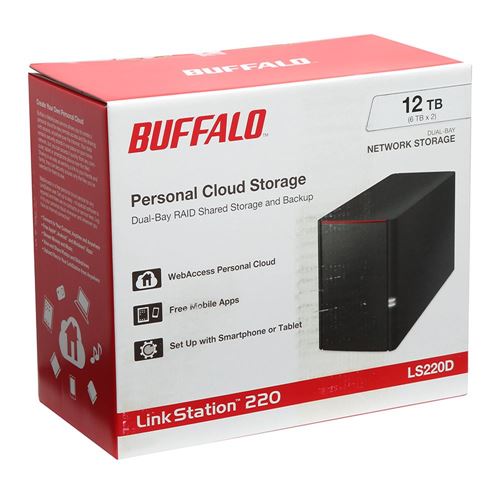 BUFFALO LS720D1202(6TB×2 WD製 HDD) - PC/タブレット