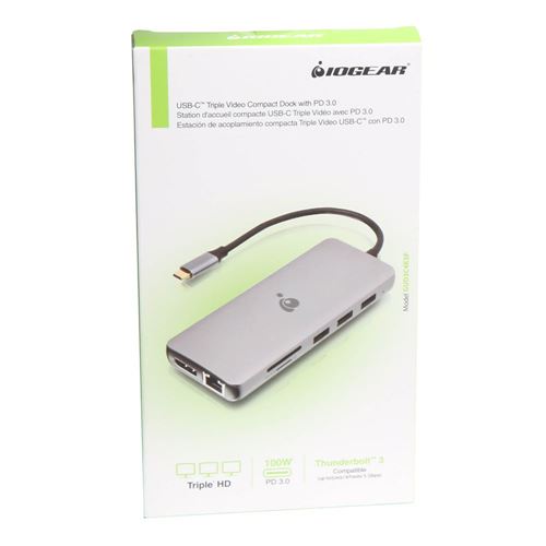 Station d'accueil USB 3.0 - HDMI ou VGA - Stations d'Accueil USB-A