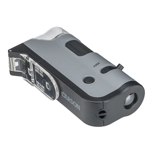 Carson Optical MicroFlip Lighted Pocket Microscope - Micro Center