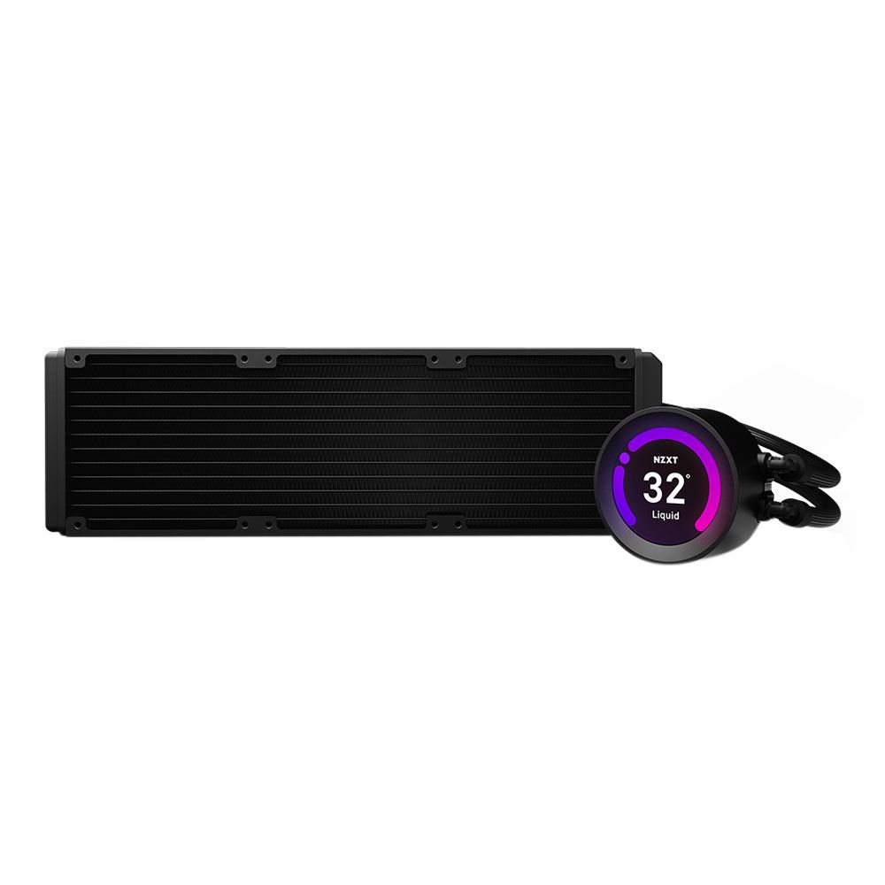 NZXT Kraken Z73 RGB 360mm AIO Water Cooling Kit Black Micro Center