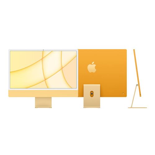 24-inch iMac with Retina 4.5K display: Apple M3 chip with 8‑core CPU and  10‑core GPU, 512GB SSD - Yellow