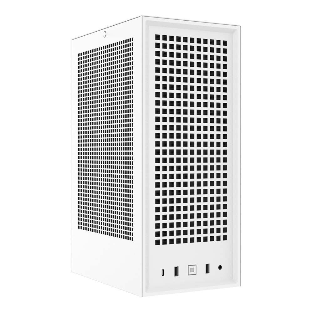 HYTE Revolt 3 Mini-ITX Mini Tower Computer Case - White - Micro Center