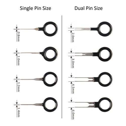 eKoi 21 piece Electrical Terminal Wiring Pin Removal Key Tool Kit