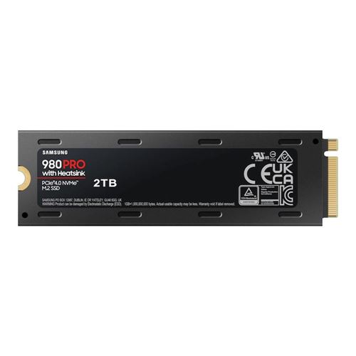 SAMSUNG 980 PRO 1TB PCIe NVMe Gen4 Internal Gaming SSD M.2 (MZ-V8P1T0B)