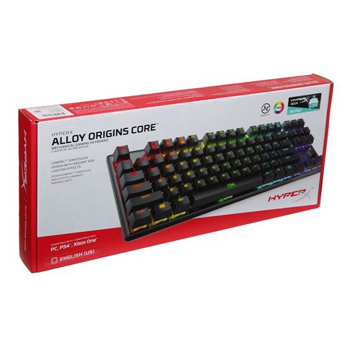  HyperX Alloy Origins Core PBT - TKL Mechanical Gaming