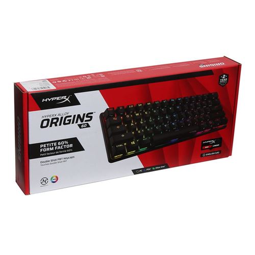 HyperX Alloy Origins 60 - Mechanical Gaming Keyboard - Micro Center