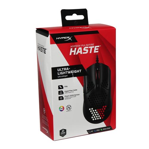 HyperX Pulsefire Haste 2 - Gaming Mouse (Black) – Network Hardwares