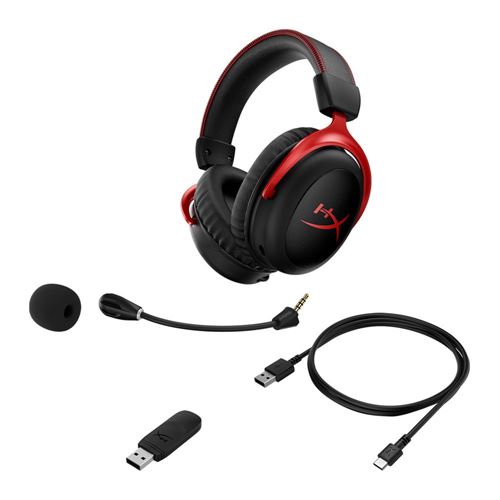 Sentimenteel Portaal vod HyperX Cloud II Wireless Gaming Headset w/ 7.1 Surround Sound; Long Lasting  Battery Up to 30 Hours, Memory Foam, Detachable - Micro Center