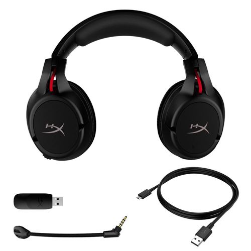 bjærgning Land med statsborgerskab Motivering HyperX Cloud Flight Wireless Gaming Headset; 30 hour Battery Life, Rotating  Ear Cups, Detachable Noise-cancelling Mic - Black - Micro Center