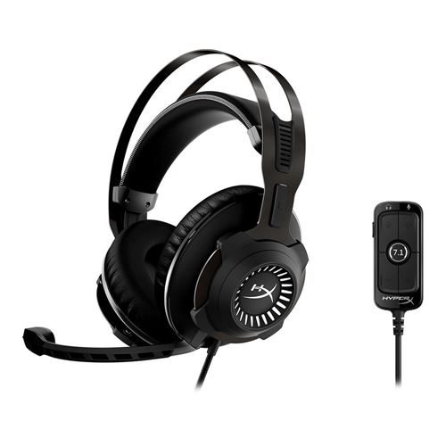 HyperX Cloud II Wired Gaming Headset w/ 7.1 Virtual surround sound;  Detachable Noise Cancelling Microphone, Memory Foam Ear - Micro Center