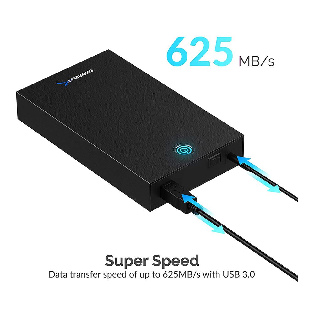Sabrent USB 3.0 ToolFree Enclosure for 2.5" and 3.5" Internal SATA