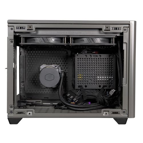 Cooler Master NR200P MAX Tempered Glass Mini-ITX Mini Tower Computer Case -  Black - Micro Center