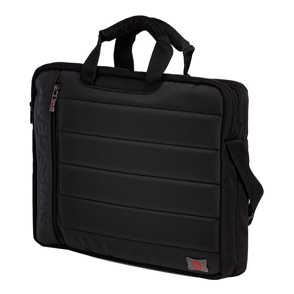 Swiss Gear Anthem 17 Laptop Slimcase Bag Blackgray Micro Center