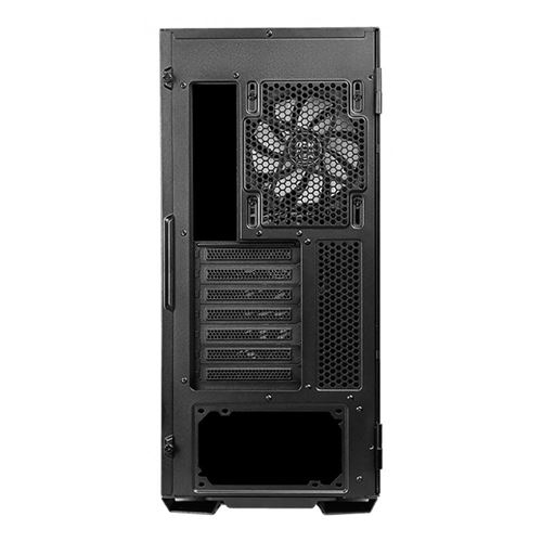 MSI MAG Forge 100R Gaming PC Case - Black | ATX/M-ATX/Mini-ITX Compatible |  Tempered Glass, Magnetic Dust Filter | Mystic Light RGB | 3X 120mm Fans 