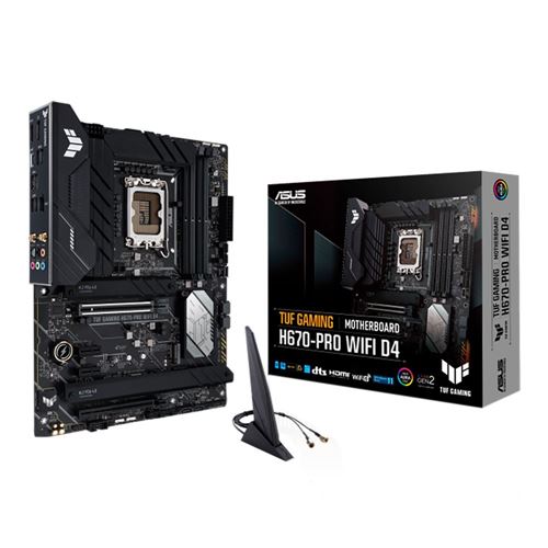 ASUS H670-PRO TUF Gaming WiFi D4 Intel LGA 1700 ATX Motherboard