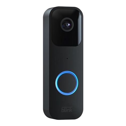 Blink Smart Wifi Video Doorbell – Wired/Battery Operated Black B08SG2MS3V -  Best Buy