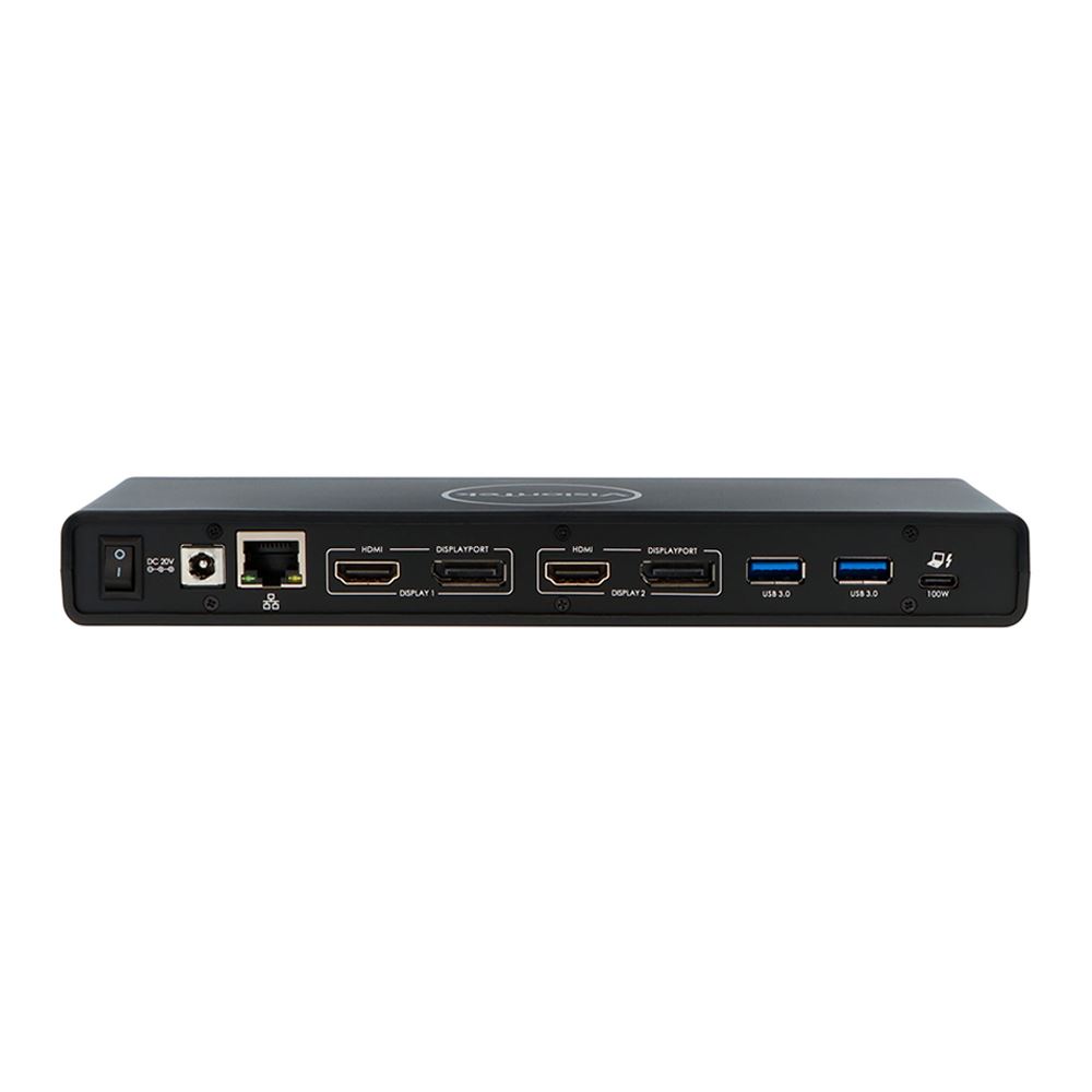 Visiontek VT4510 - Dual Display 4K USB 3.0 & USB-C Docking Station with ...