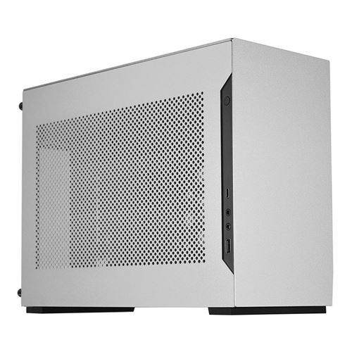 Fractal Design Terra Silver Mini-ITX Small Form Factor PC Case with PCIe  4.0 Riser 