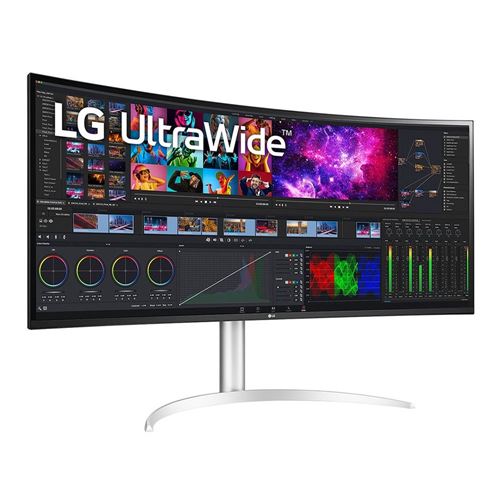 LG 40WP95C-W.AUS 39.7 5K2K WUHD (5120 x 2160) 72Hz UltraWide Curved Screen  Monitor; FreeSync; HDR; HDMI DisplayPort - Micro Center