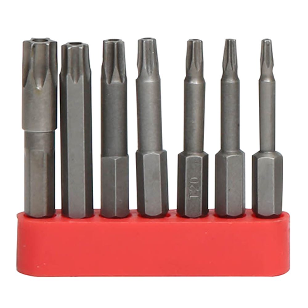 Enkay Products 3044-c 2-inch Tamper Proof Screw Bit Set - 7-piece 