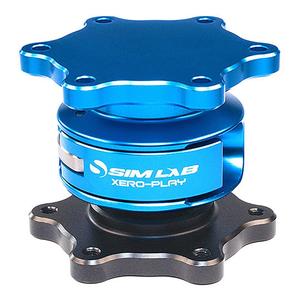 Sim Lab XEROPLAY Steering Wheel Quick Release Black / Blue Micro
