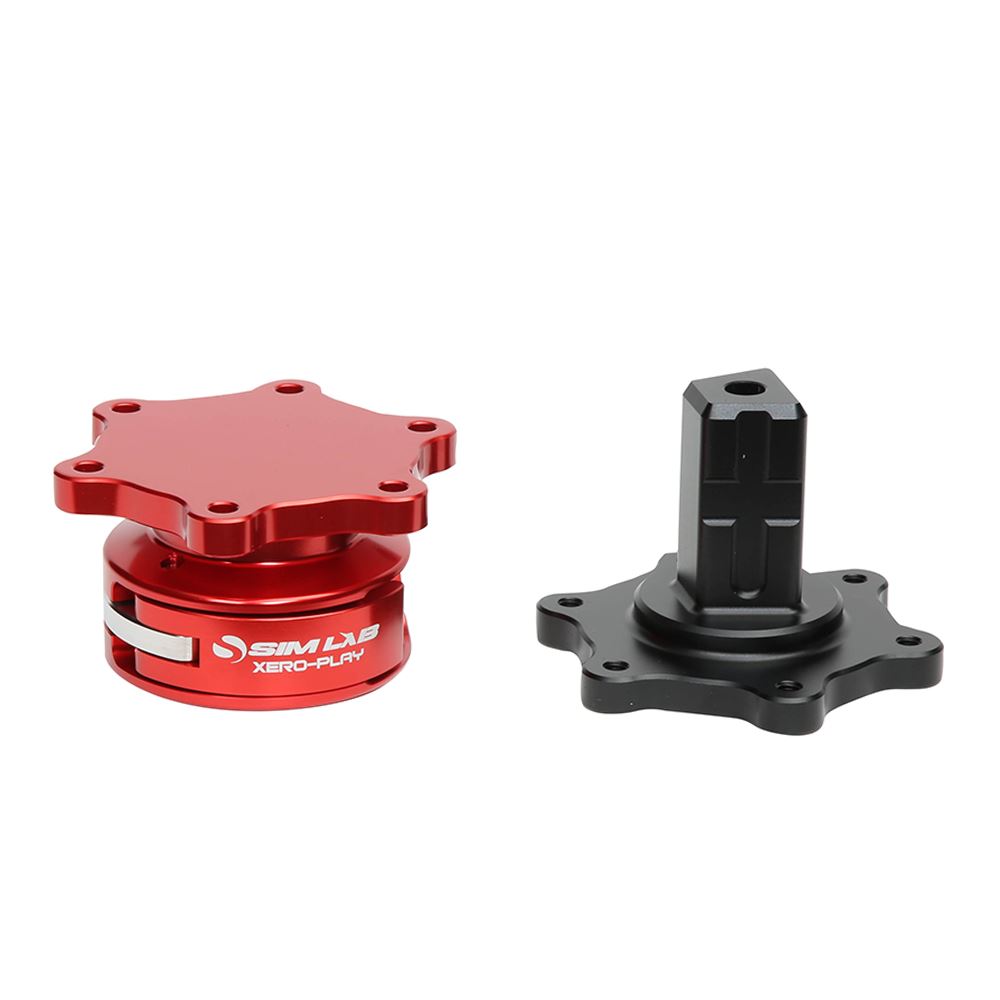 Sim Lab XEROPLAY Steering Wheel Quick Release Combo Black / Red