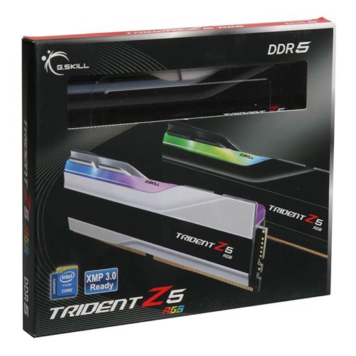 G.Skill Trident Z5 RGB 32GB (2 x 16GB) DDR5-6400 PC5-51200 CL32 Dual  Channel Desktop Memory Kit F5-6400J3239G16GX2-TZ5RK - - Micro Center