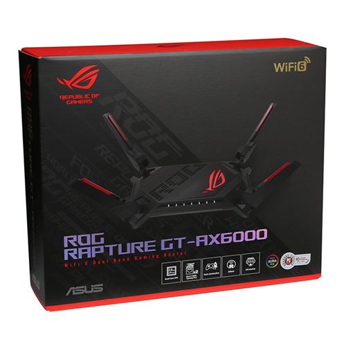 ASUS Rapture GT-AX6000 - AX6000 WiFi 6 Dual-Band Gigabit Wireless 