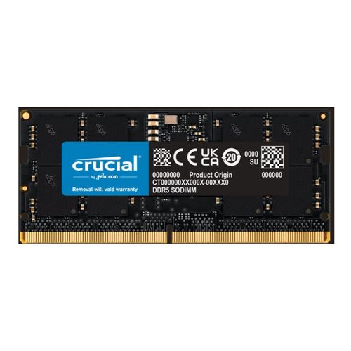 Crucial 16GB DDR5-4800 PC5-38400 CL40 SO-DIMM Memory Kit