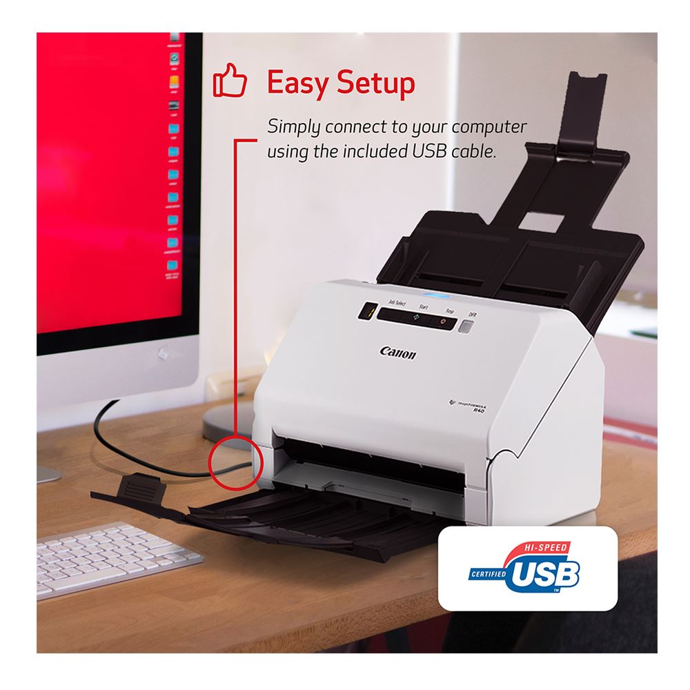 Canon imageFORMULA R40 scanner Micro Center