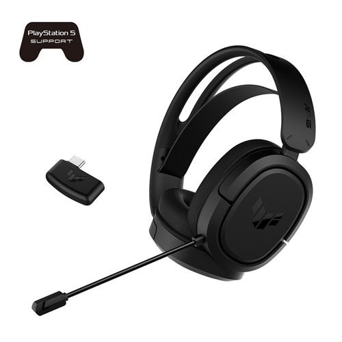 Tact geweer Meer ASUS ASUS TUF Gaming H1 Wireless Headset (Discord Certified Mic, 7.1  Surround Sound, 40mm Drivers, 2.4GHz, USB-C, - Micro Center