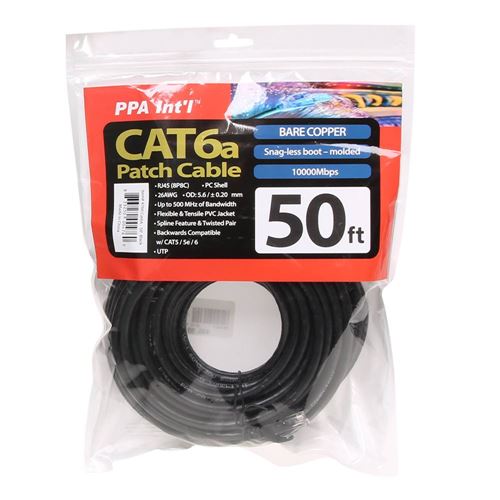 PPA CAT6a Ethernet Cable – 50 ft - Micro Center