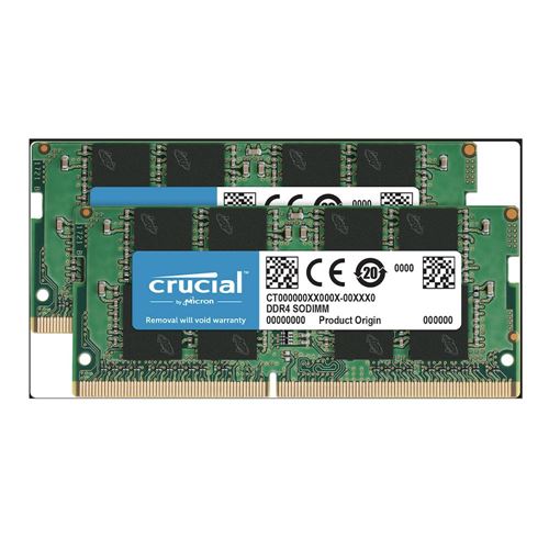 Crucial 8GB DDR4 2400 MHz SO-DIMM Memory Kit (2 x 4GB)