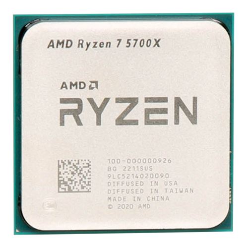 AMD Ryzen 7 5700X Vermeer 3.4GHz 8-Core AM4 Boxed Processor