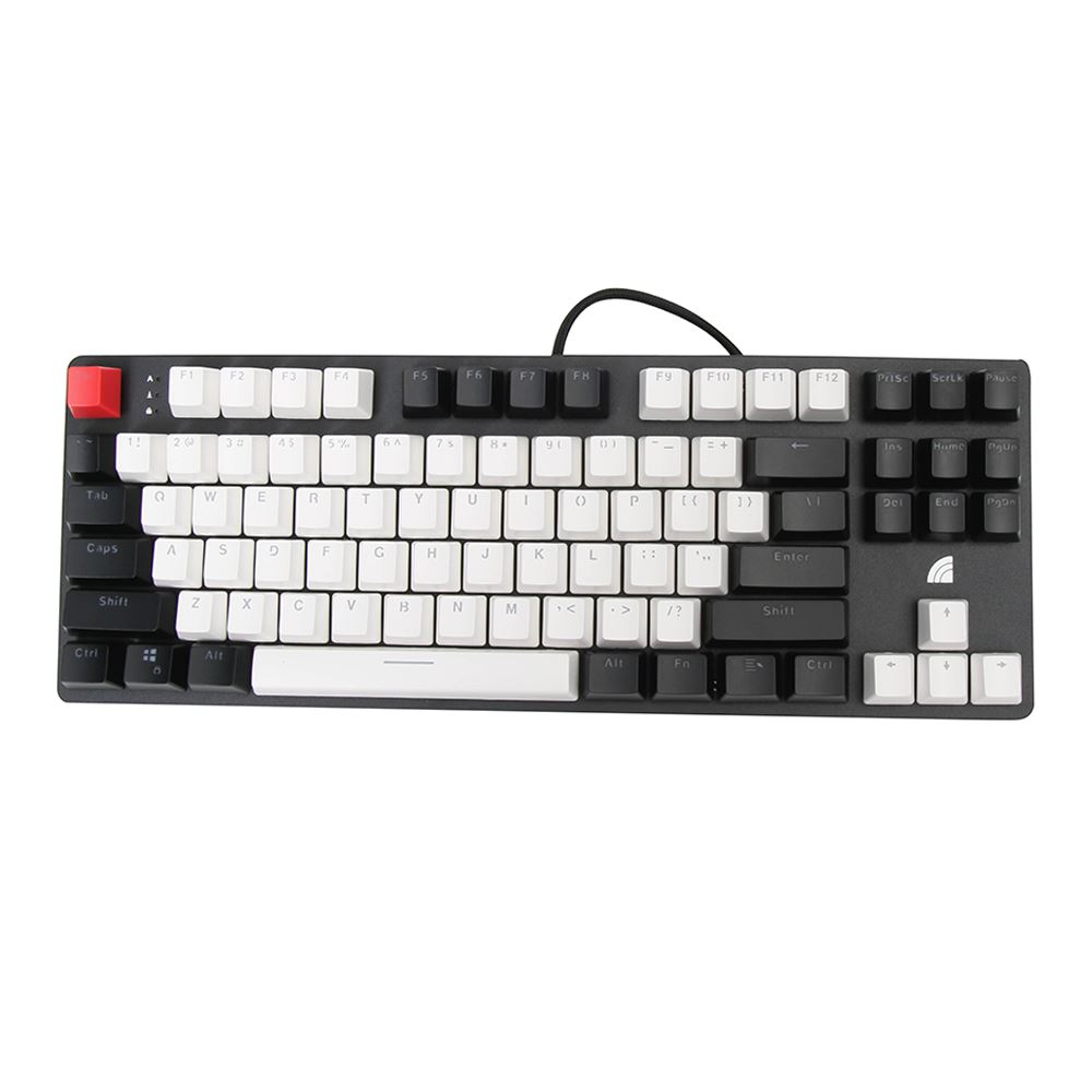 Inland Mechanical RGB Backlit Wired Gaming Keyboard (Black); Brown