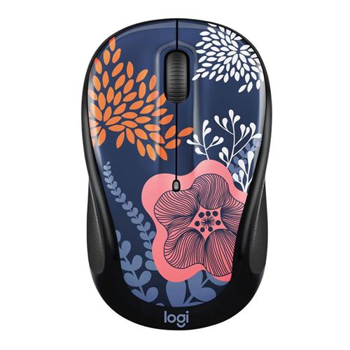 Logitech Wireless Mouse M185 - Red - Micro Center