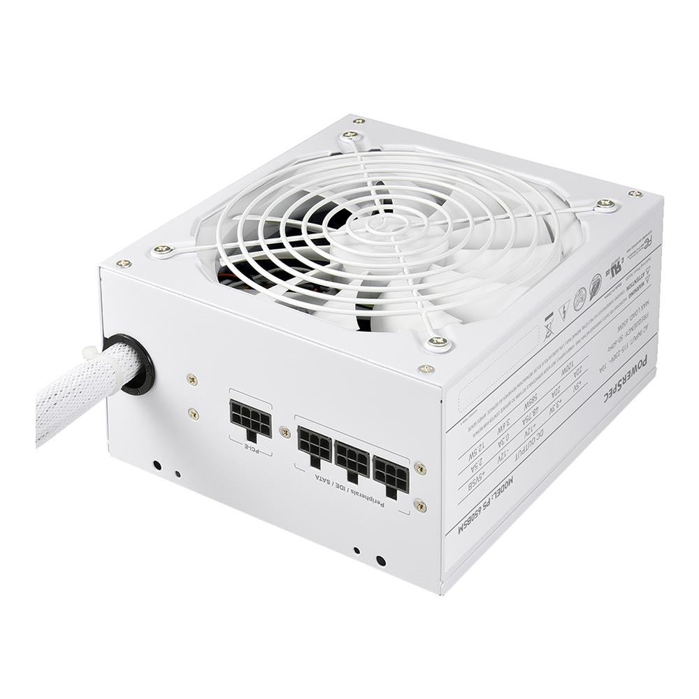PowerSpec 650 Watt 80 Plus Bronze ATX SemiModular Power Supply Micro