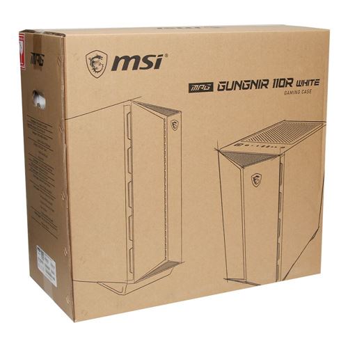 MSI MPG GUNGNIR 110R White Computer Case 