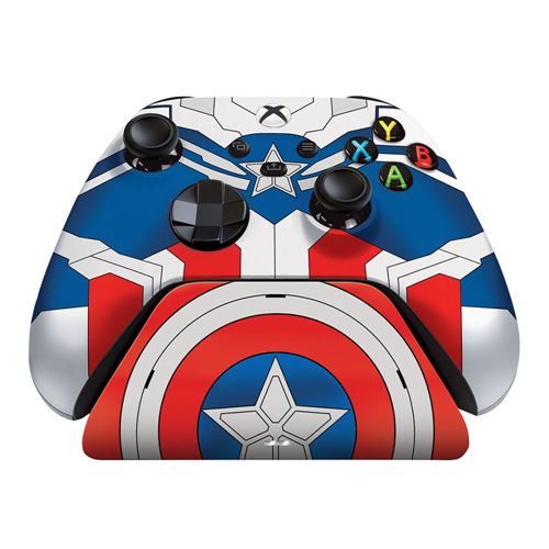 Razer Universal Quick Charging Stand and Wireless Controller Bundle for Xbox  - Captian America Edition - Micro Center