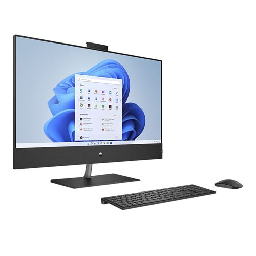 27” All-in-One Computers, Intel i7 Quad-Core Desktop Computer with Camera,  16G Ram 512G SSD IPS HD Display, WiFi Bluetooth for Home Entertainment