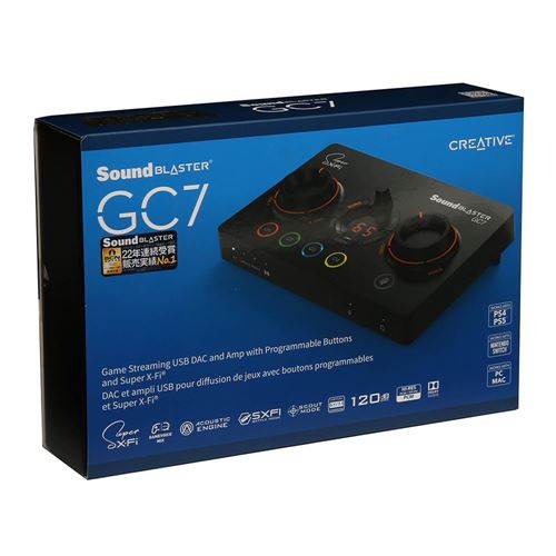 Creative Labs Sound Blaster GC7 Game Streaming USB Soundcard