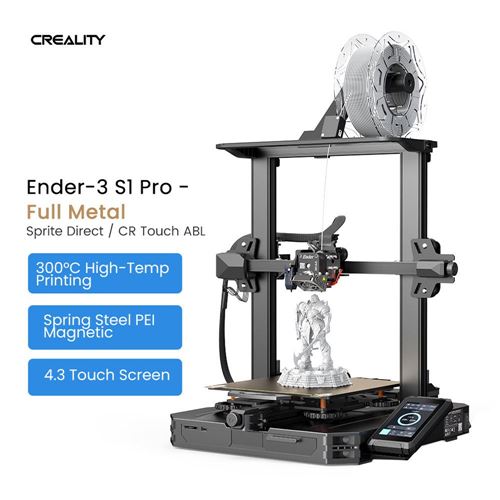 Creality Ender-3 S1 Plus 3D Printer Ender-3 S1 Pro Upgrade with 300 * 300 *  300 mm Build Volume: : Industrial & Scientific