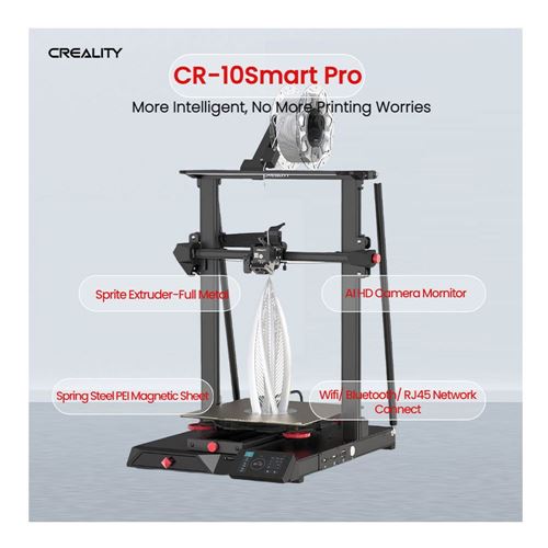 Creality CR-10 Smart Pro 3D Printer; 4.3 Color LCD Screen; Smart +