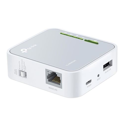 TP-LINK Travel - AC750 5 Gigabit Wireless Router - Micro Center