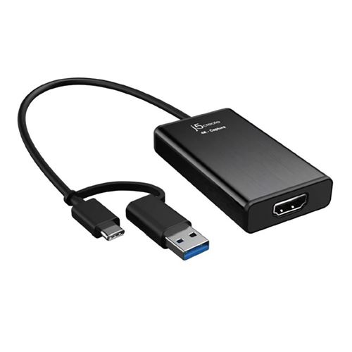 USB 3.0 HDMI Video Capture Device, 4K 30Hz Video Capture Adapter/External  USB Capture Card, UVC, Live Stream, Screen Recorder, Works w/ USB-A, USB-C