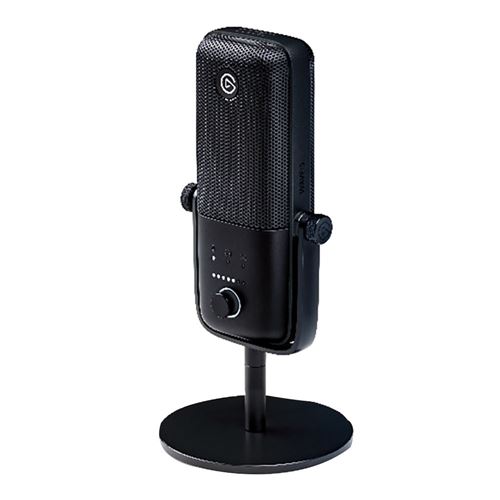 Elgato Wave 3 USB Condenser Microphone (Refurbished) - Black; Cardioid  Polar Pattern; For Streaming and Podcasting; Desktop - Micro Center