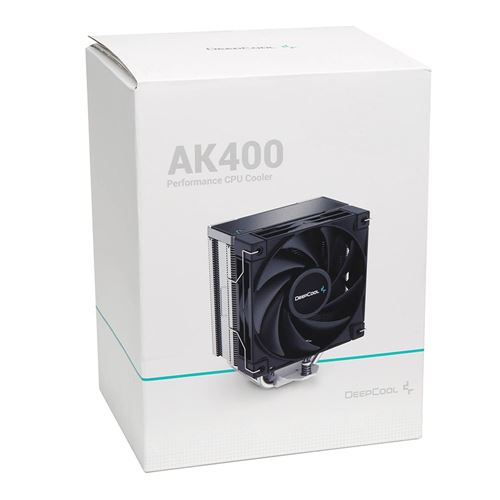 DeepCool AK400 Digital Display Black CPU Cooler Plated Silent FDB Fan 4  Heatpipes Chip Cooling Heatsink AMD LGA 1700 1200