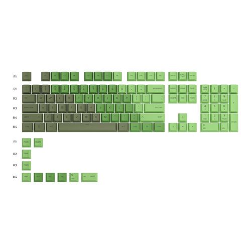 Kustom PCs - Extended Power Switch for PC - Keycap Style, Green LED